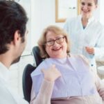 Oral Biome Dentist talking with patient