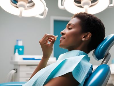 Oral Sedation Pill Oral Sedation - Patient Taking a Pill
