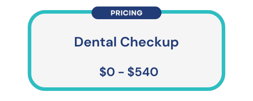 Dental Cleanings Pricing Graphic